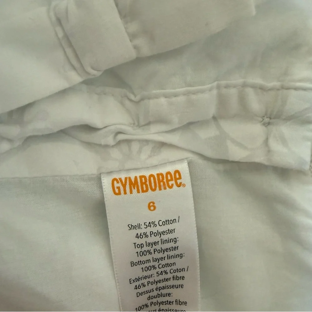 Gymboree White Floral Print Dress - Size 6X